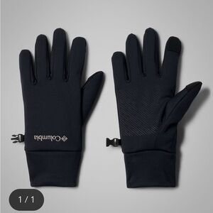 Columbia Black Lightweight Touchscreen Gloves
